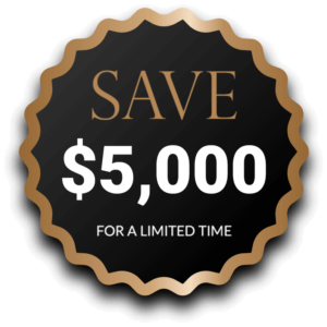 Badge saying "Save $5,000 for a limited time"