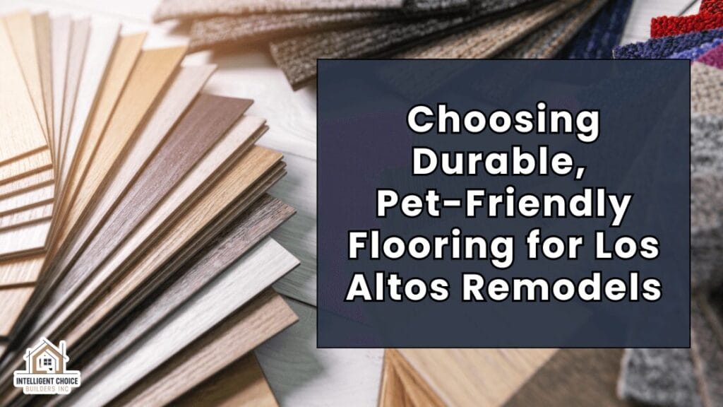 Flooring samples for pet-friendly home