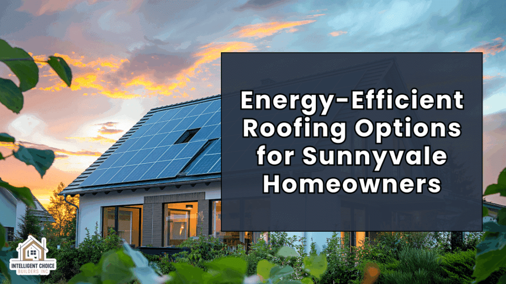 House with solar panel roof for energy efficiency