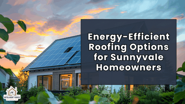 House with solar panel roof for energy efficiency