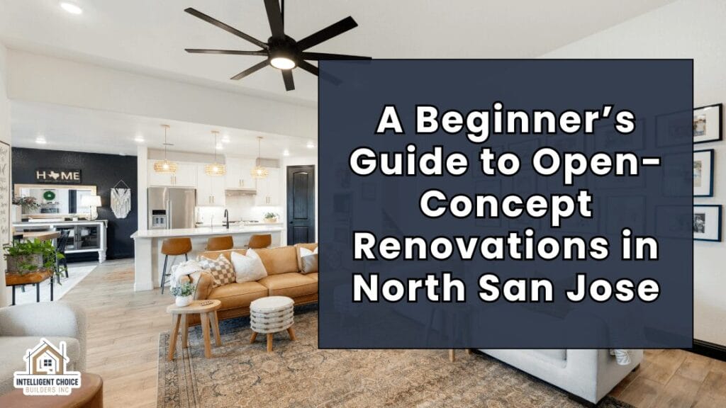 Modern living room with cozy couch and ceiling fan