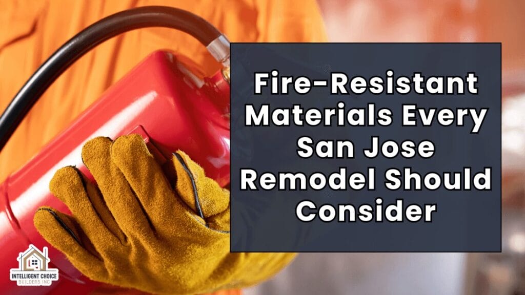 Person in yellow gloves holding red container