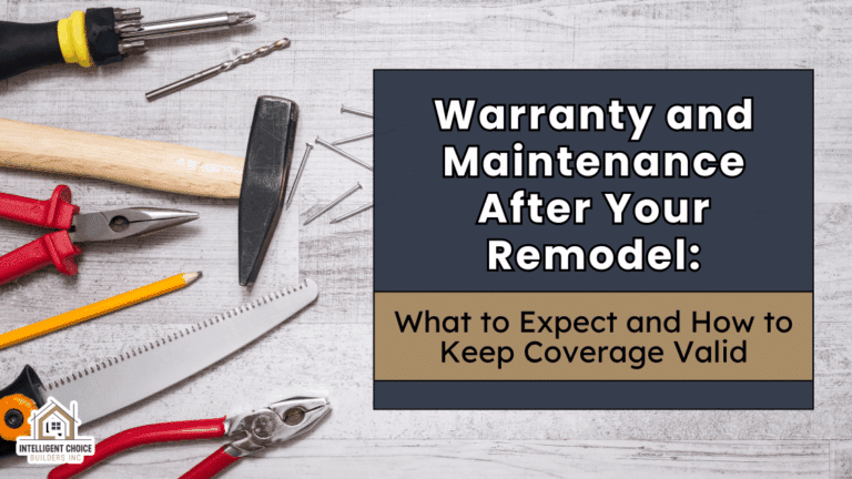 Signed maintenance and warranty table setup with tools